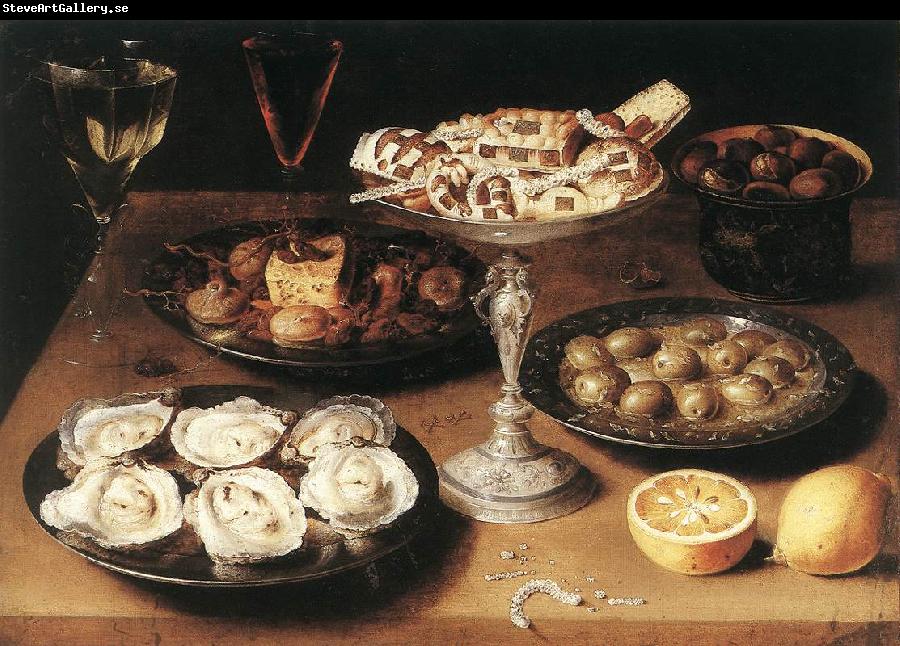 BEERT, Osias Still-Life with Oysters and Pastries